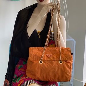 Prada VINTAGE 1990s quilted nylon bag